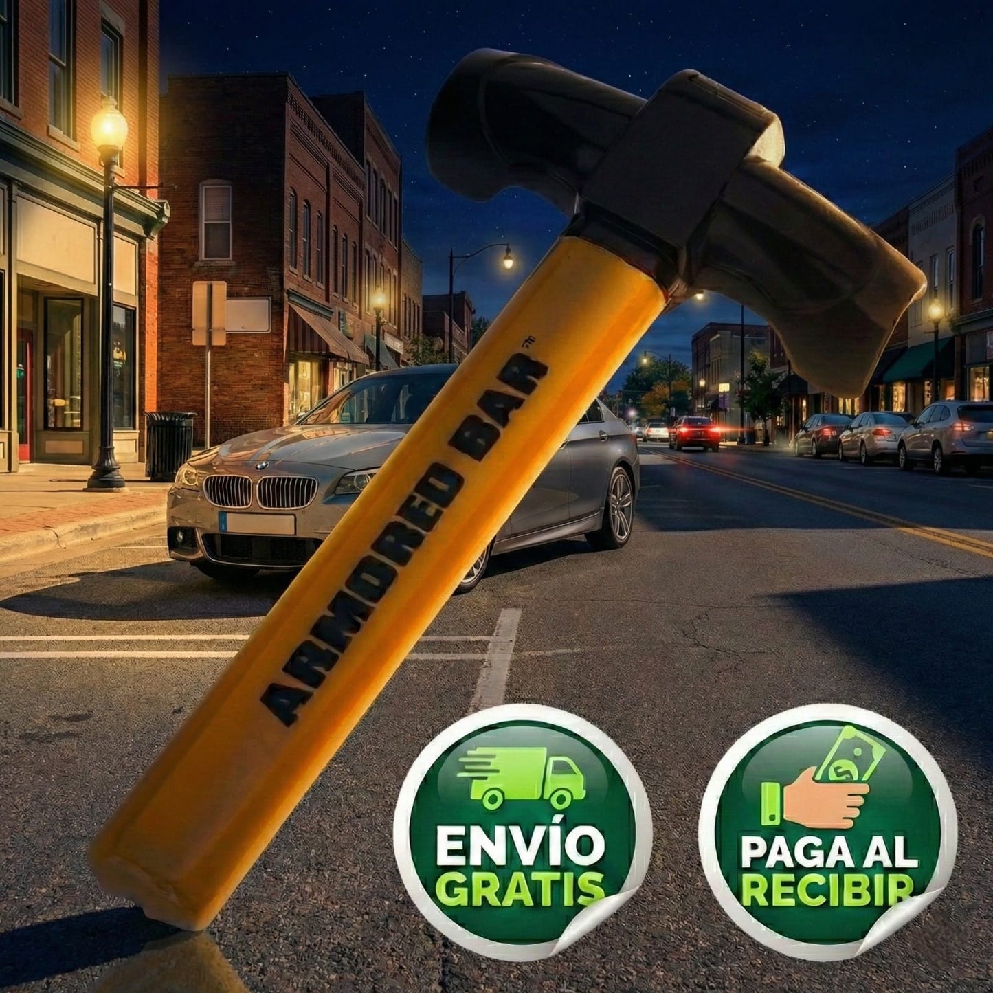 Traba Volante Auto Antirrobo