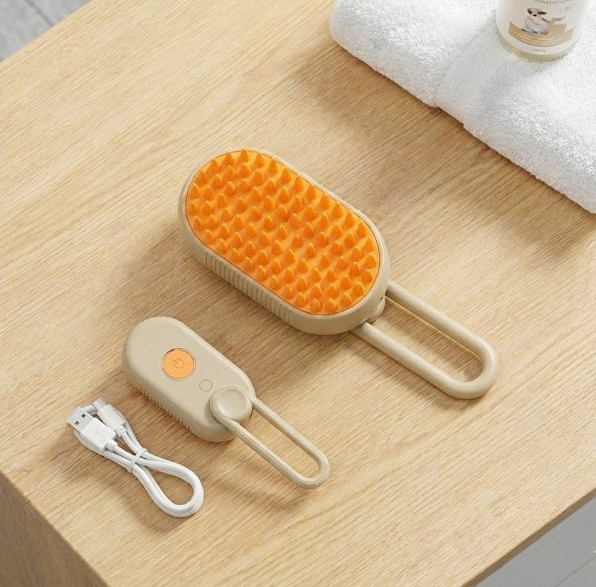 Cepillo de Vapor 3 en 1 para Mascotas